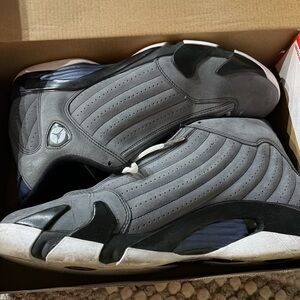 Jordan Gray and Black Sneakers